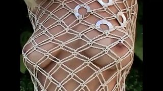 The wonderful boobs of a hot sexy blonde girl