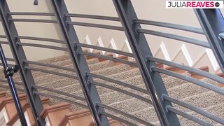 Redhead MILF never fucked anal with such a black monster cock