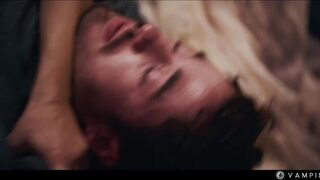 Male Vampire Bondage - Mesmerized Wife Draining Cum Out of Tied Up Husband COCK