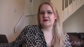 Aunt Judy's - Your Busty BBW Sex Therapist Becky Sucks Your Cock