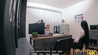 LOAN4K  She begged a loan and her pussy passed the tightness test