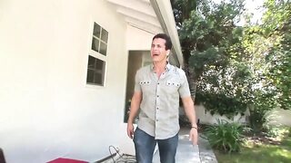 Tattooed teen Veronica Rodriguez sucks and fucks to enjoy