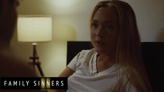  SINNERS - Blonde Babe Seeks Comfort From Her boyfriend And Finds It In His Naughty Touch