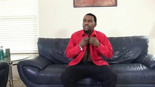 Big black stud inside wet pussy of black panther..