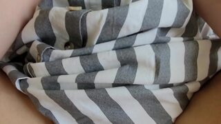 Hot Babe in Classic Dress giving Me Her Big Bouncing Boobs