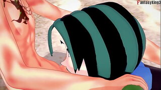 Gwen oral😜 pleasure by the seaside ¦ 1 ¦ Total