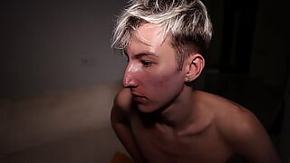 A girl at a party gets fucked by three guys with big dicks