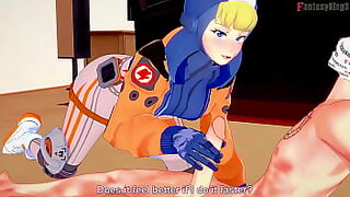 Wattson's Electric blowjob: Apex Legends Fantasy King3 - Full POV