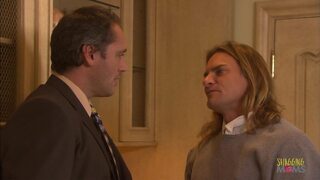 Adultery in a luxurious home with a stunning brunette milf and a big dicked guy