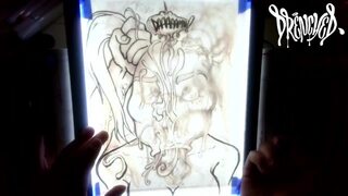 When She Manages to Fit Your Cock & Balls in Her Mouth at The Same Time - Cumshot Drawing Timelapse