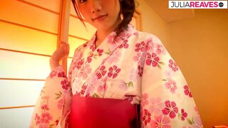 Hot girl sucks a massive cock then rides it to a cumshot