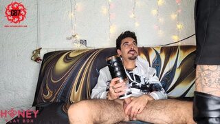 -wife caught husband jerking off-