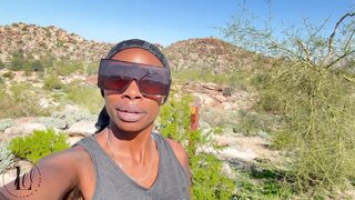Ebony Couple Hiking Fresh Air and Pornstars