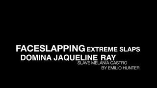 Face slapping - Cinema Line - By domina Jaqueline Ray and her slave Melania - Full HD, 