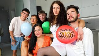 Birthday party ends with hot cummings FamilyScrew