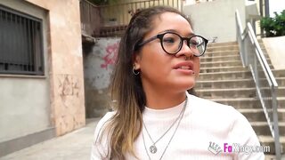 Amateur teen Beth Choy makes her dreams come true and begins her porn career!