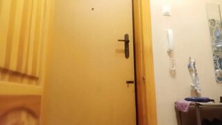 Masturbating together with a neighbor.