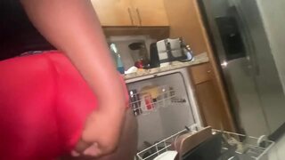 Big black ass patio fuck