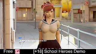[ 18] School Heroes Demo (free game itchio) Adventure, Visual Novel