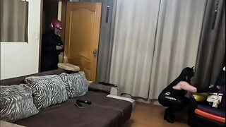 Hotwife MILF slut fucked the delivery guy without a condom  Catwoman, the sluttiest married woman on the internet, got super horny and gave it up raw to the delivery guy 