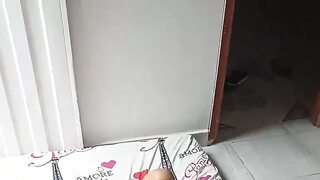 18 year old brunette big saggy tits from New York United States fucking her stepbrother's big dick part 66