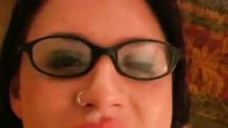 Big-titted Brunette With Peepers Deep-Throated Like a Pro