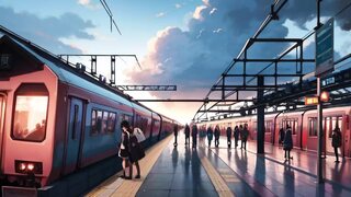 Train Ride with the Gothic Girl