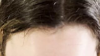 I get on my knees and suck his dick until