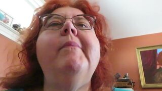 Nasty Nurse Vicki Chews Gum and Blows It Explicitly