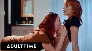 ADULT TIME - Redhead Lesbian Kenna James Seduces Her Newly