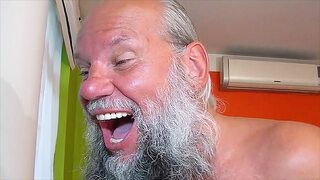 It seems Granny's getting his old man on for some