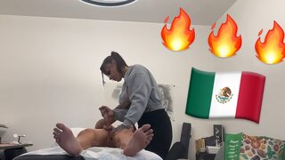 Freaking Mexican Whore Gets Hammered by Monster Dong on 1st