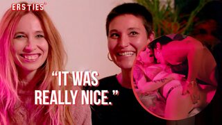 Two babes share steamy lesbian action in sultry, all-girl evening