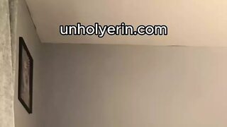 Horny Goth Teen Fucks Herself Till She CUMS