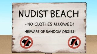 The Nude Beach ORGY - 3D Cartoon Parody - 2025