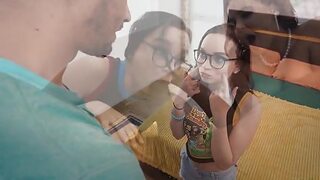 Alex Jones & Natasha Nice Tag Team Her Big Stepson's