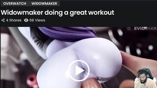 Tight Pussy Widowmaker Getting Fucked From Behind, Jun Deepthroats with