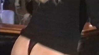 BDSM dyke Summer Cummings riding plastic cock hard