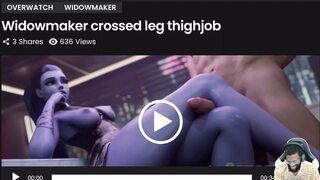 Widowmaker Gets Fucked in Her Third Hole, Big Breast Clair