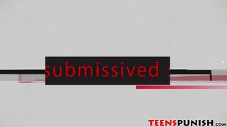 Young Alexa Gets Hard Spanking & Cum Fed By Her