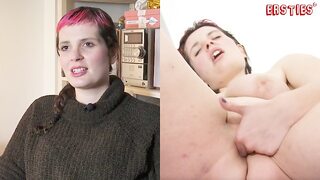 Klara gets soaked, rubs herself wild, and climaxes under the