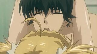 Two gorgeous babes flaunting enormous melons, hairy cunts crave copious