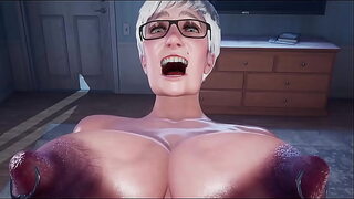 Double granny with big tits love fresh meat