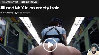 Thick Ass Jill Rides Mr X, Tight Bald Pussy Claire