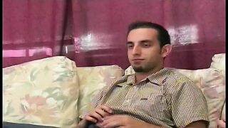 Brunette bombshell craves relentless double-penetration from gargantuan cocks