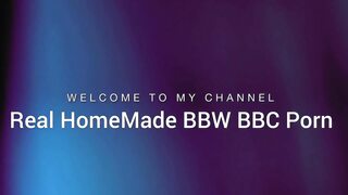 Wild English BBW BBC Nata4sex pounding my pussy spanking doggy