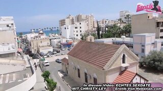 German slim Latina Christy Ley teen makes a holiday