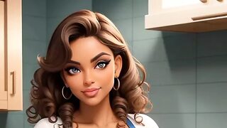 Indian chachi Pinki is naked and salutes the cock while talking dirty