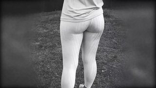 She bet and lost, had to blow and sit on