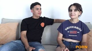 'Scantily-clad harlot flaunts voluptuous figure, desperate for cock🍆, gets brutally